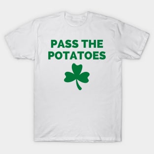 Funny Irish Gift Saint Patrick's Day Ireland Potato Design T-Shirt